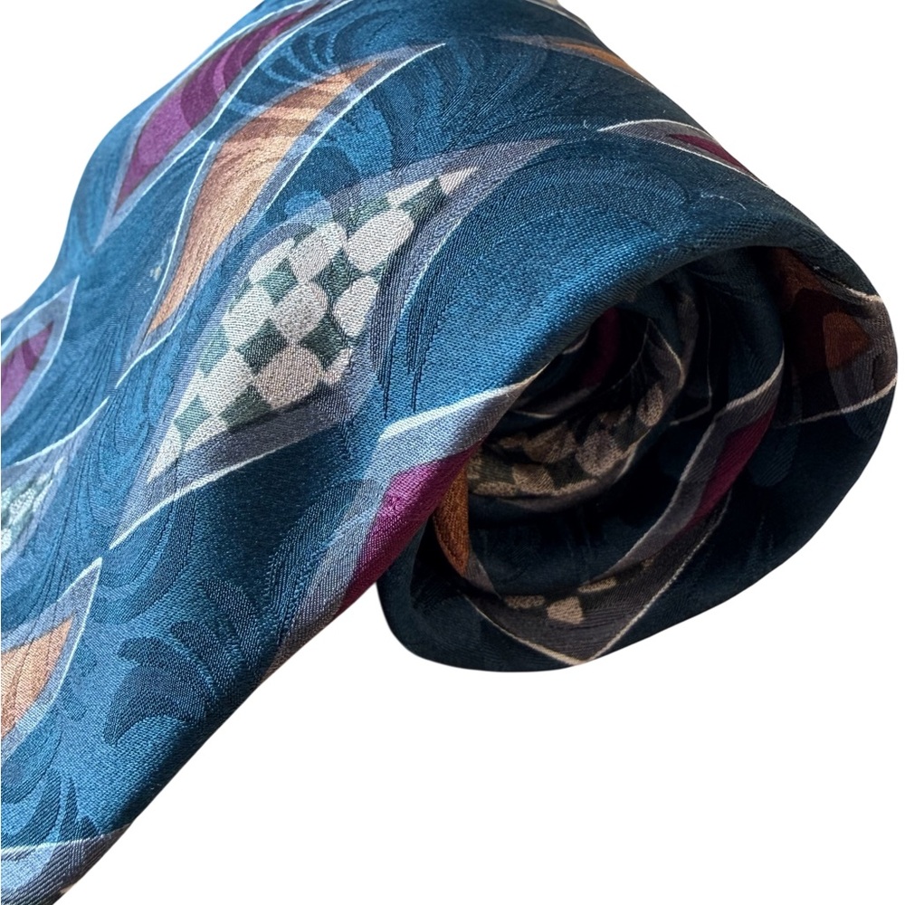 Charter Club Multicolor Geometric Tie